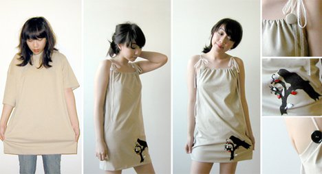 DIY A Dress Out Of A T shirt