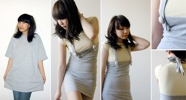 DIY A Dress Out Of A T shirt