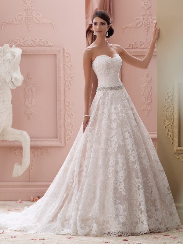 David Tutera for Mon Cheri  Wedding Dress Collection For Spring 2015