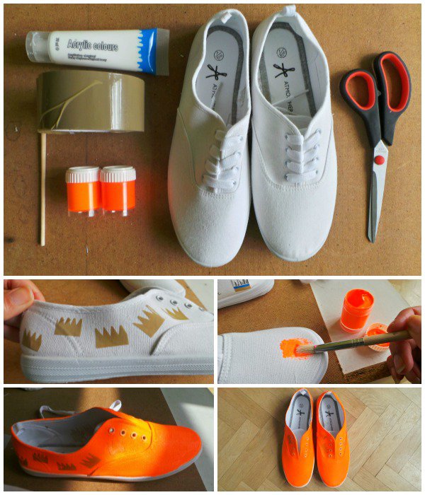 20 DIY Sneakers Makeover Ideas