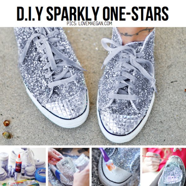 20 DIY Sneakers Makeover Ideas