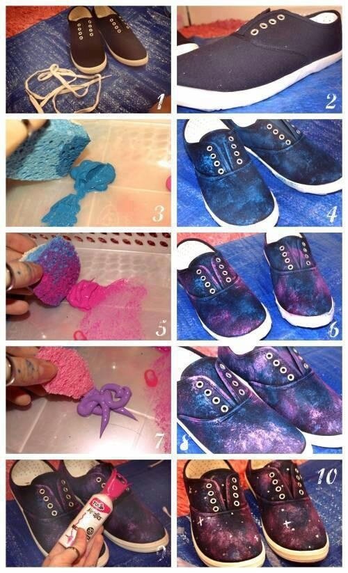 20 DIY Sneakers Makeover Ideas