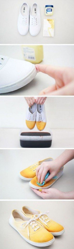 20 DIY Sneakers Makeover Ideas