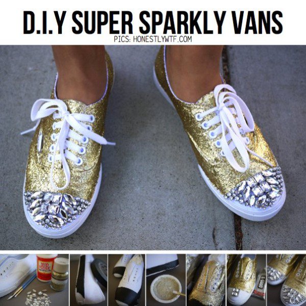 20 Amazing DIY Sneakers Makeover Ideas