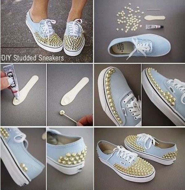 20 DIY Sneakers Makeover Ideas