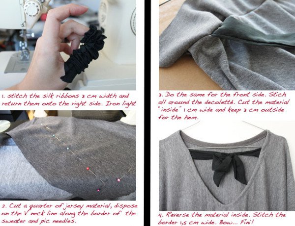 Lovely DIY Project To Renew Your Old Shirts