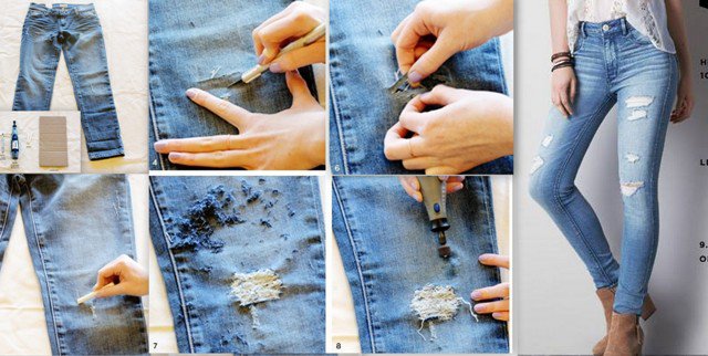 11 Unique Ways To Give A New Look On Your Old Jeans - ALL FOR FASHION ...