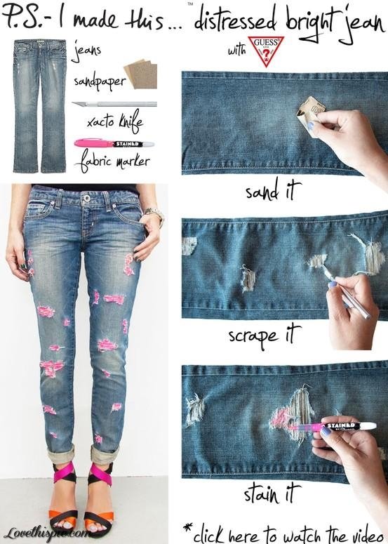 Truly Awesome DIY Jeans Ideas To Try