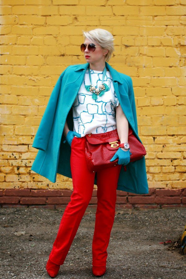 How To Style Bright Colored Coat