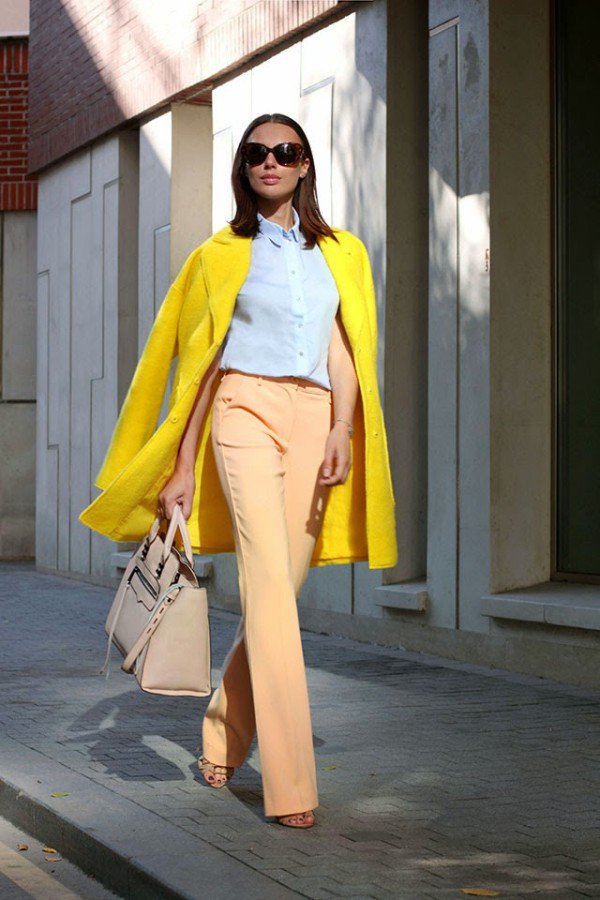How To Style Bright Colored Coat