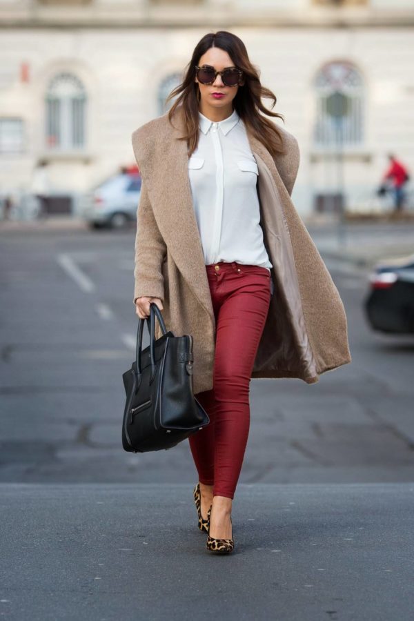 How To Style Bright Colored Coat