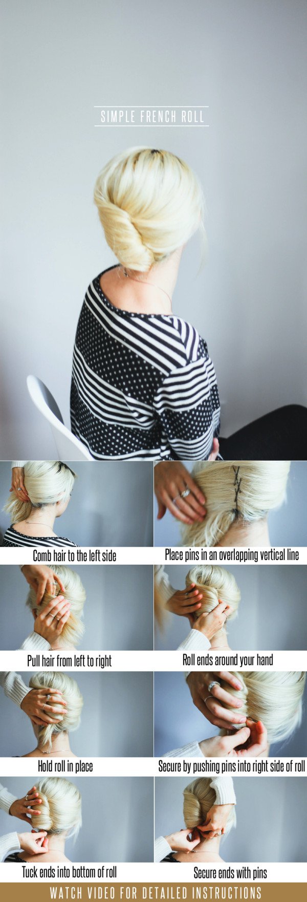 17 Easy DIY Tutorials For Glamorous and Cute Hairstyle