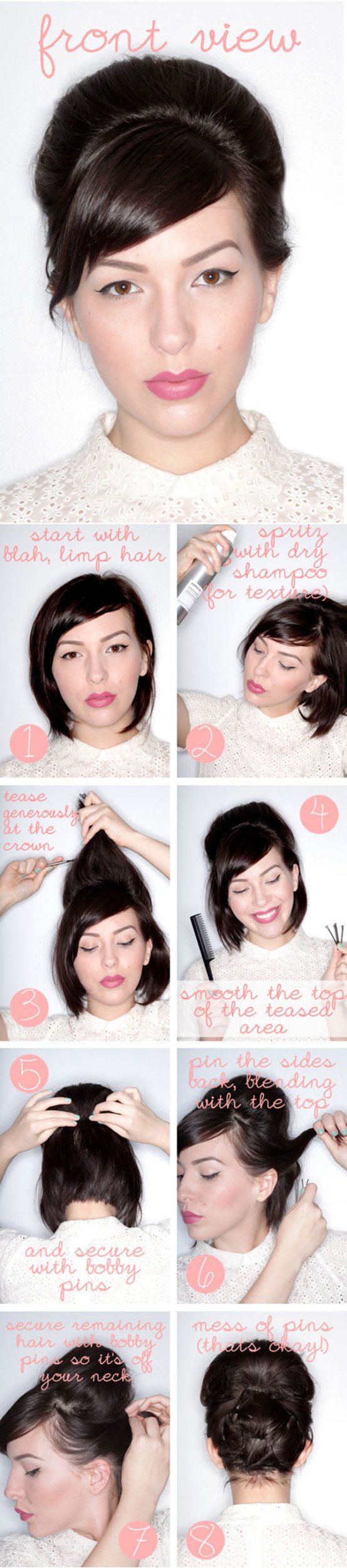 17 Easy DIY Tutorials For Glamorous and Cute Hairstyle