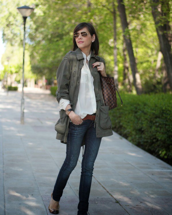 An Army Green Jacket Styling Guide - ALL FOR FASHION DESIGN