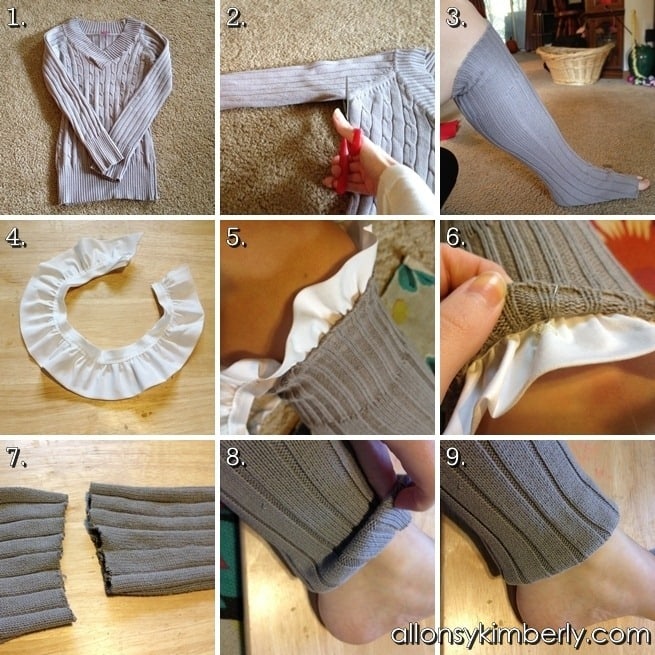 8 Clever and Genius DIY Leg Warmers - ALL FOR FASHION DESIGN