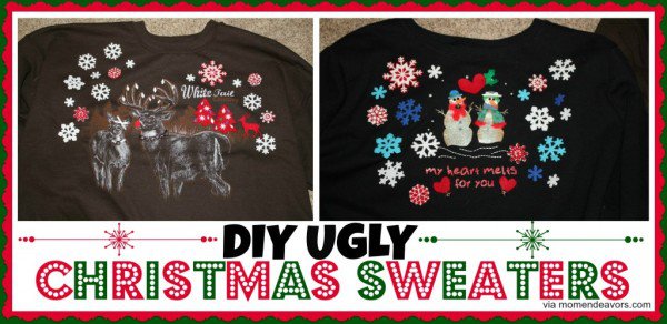 7 Cool DIY Ugly Christmas Sweater Ideas
