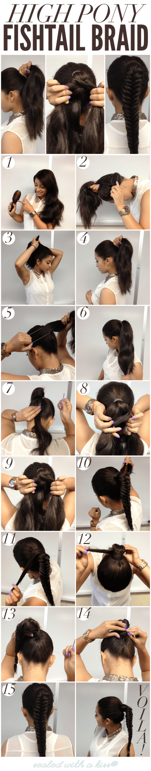 15 Simple Hairstyle Ideas Ready For Less Than 2 Minutes and Looks Fantastic