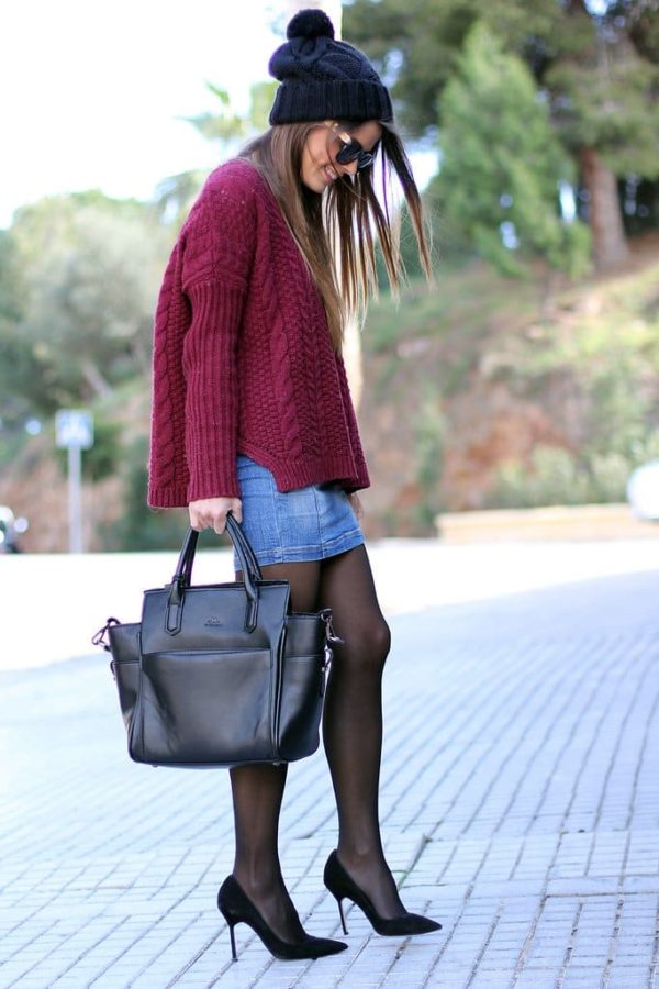 Sweater And Skirt Outfits Tips