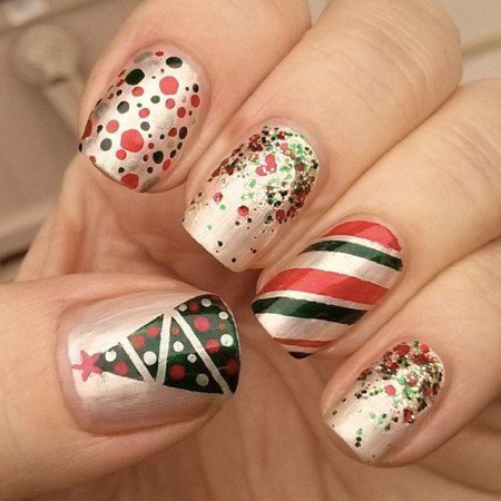 14 Unique Christmas Manicure Trends - ALL FOR FASHION DESIGN