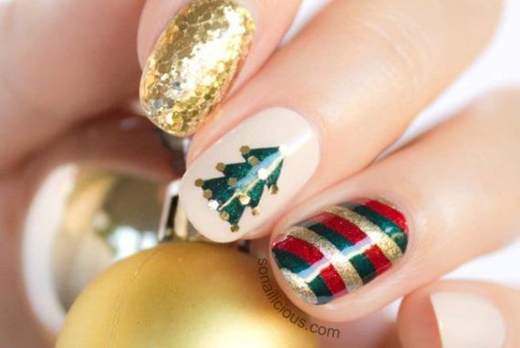 14 Unique Christmas Manicure Trends - ALL FOR FASHION DESIGN