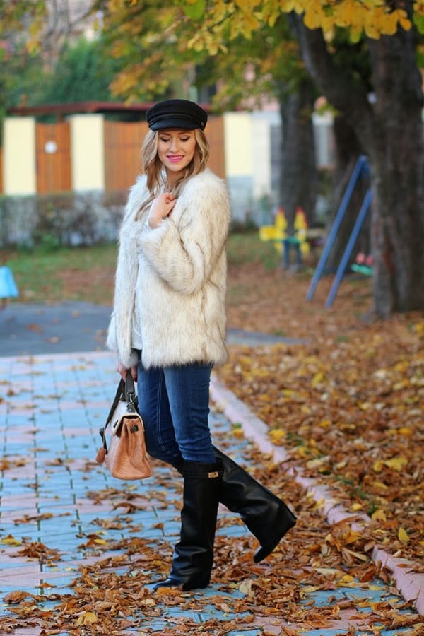 How To Style A Faux Fur Coat This Winter