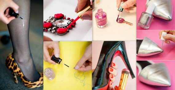 15 Creative Uses Of Nail Polish That Will Help you Around - ALL FOR