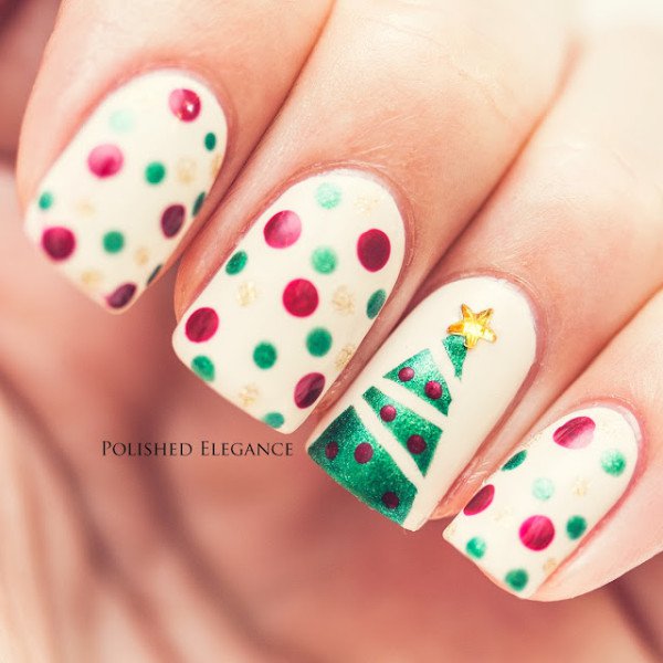 11 interesting designs for your Christmas nails - ALL FOR FASHION DESIGN