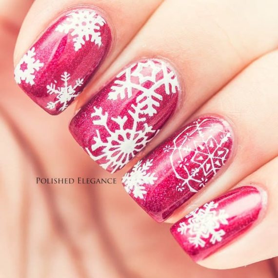 11 interesting designs for your Christmas nails - ALL FOR FASHION DESIGN