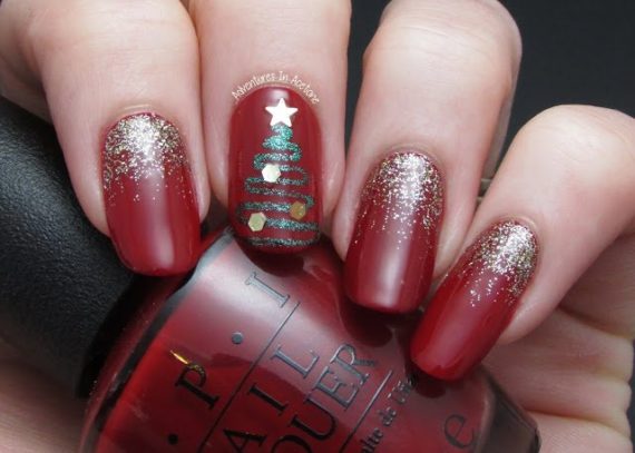 11 interesting designs for your Christmas nails - ALL FOR FASHION DESIGN