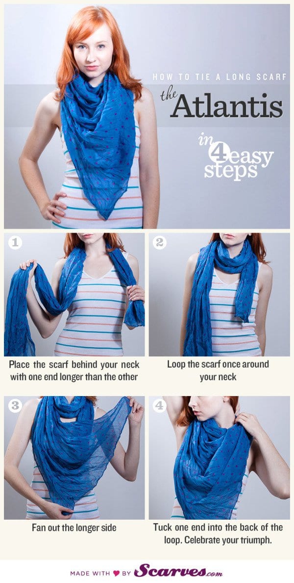 10 Stylish and Simple Ways To Tie A Scarf That You Should Know
