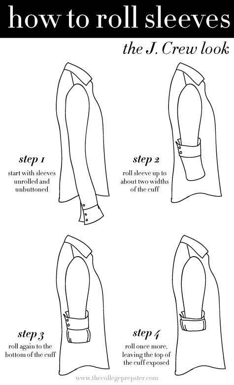 How to Roll Up Your Sleeves