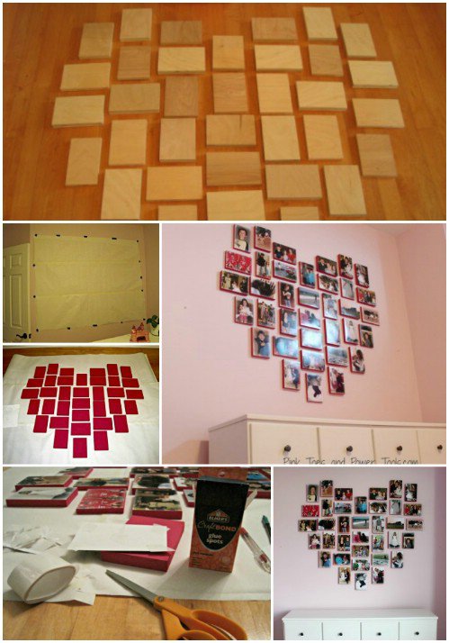 16 Super Clever DIY Ways To Display Your Lovely Photos And Make Unique Home Decoration