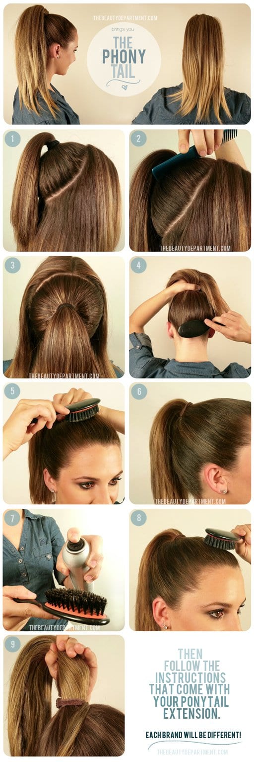 Get Perfect Ponytail Hairstyle Guide