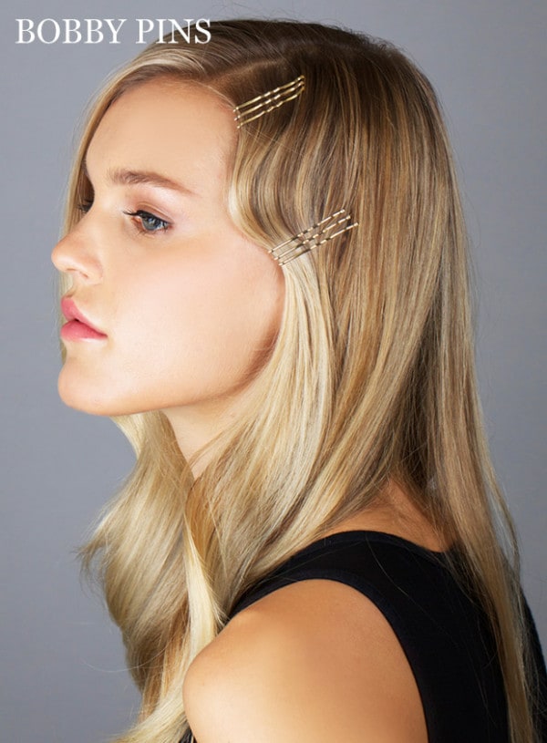 Easy Hairstyles Using Bobby Pins