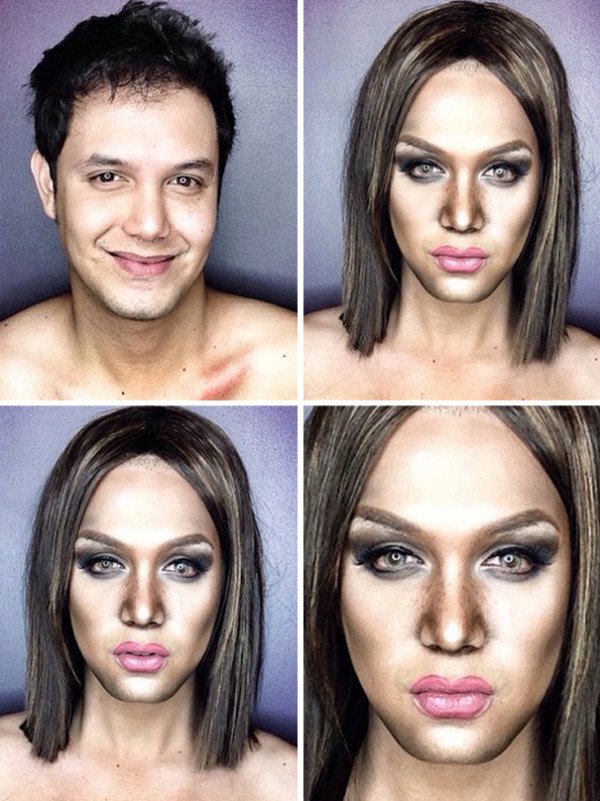 This Guy Transforms Himself Into 16 Female Celebrities With Makeup