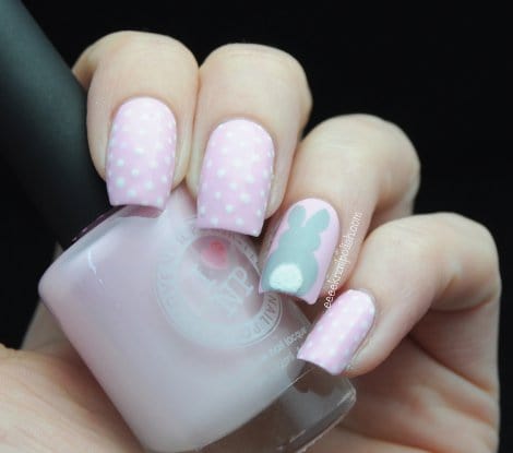 Easter Bunny Nail Art Designs