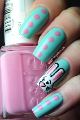 Easter Bunny Nail Art Designs