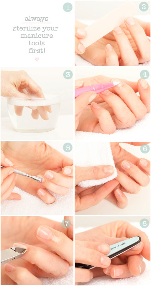 Nailed It! 14 Useful Diagrams For Amazing Manicures At Home