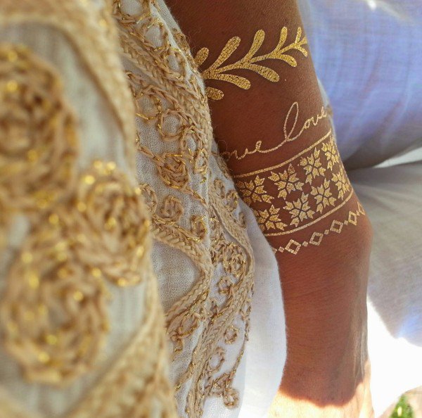 True Summer Hit   Amazing, Jewelry Inspired Metallic Temporary Tattoos