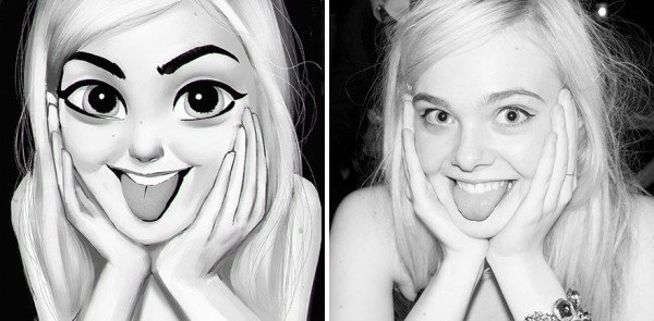Brilliant Art: The Artist Turns Photos Of Random People Into Interesting Illustrations