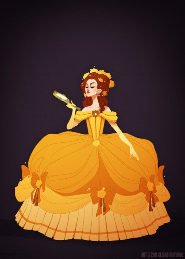 Interesting: If Disney Princess Dresses Were Historically Accurate