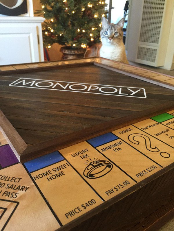 This Guy Created Amazing Custom Made Monopoly and Proposed His Girlfriend