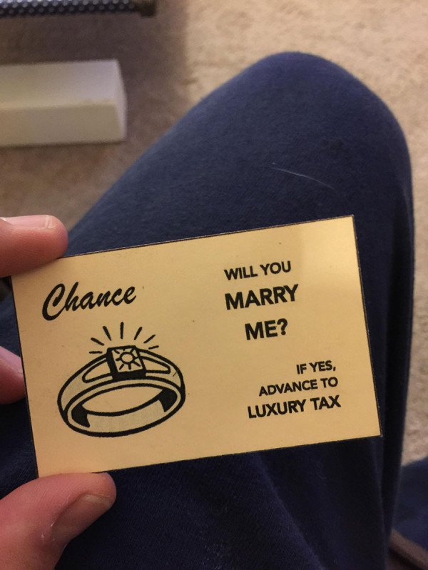 This Guy Created Amazing Custom Made Monopoly and Proposed His Girlfriend