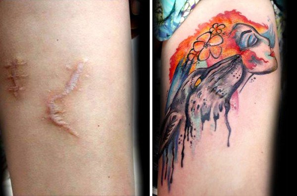 This Woman Does Free Tattoos For Women To Cover Up The Scars Of Violence