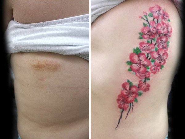 This Woman Does Free Tattoos For Women To Cover Up The Scars Of Violence