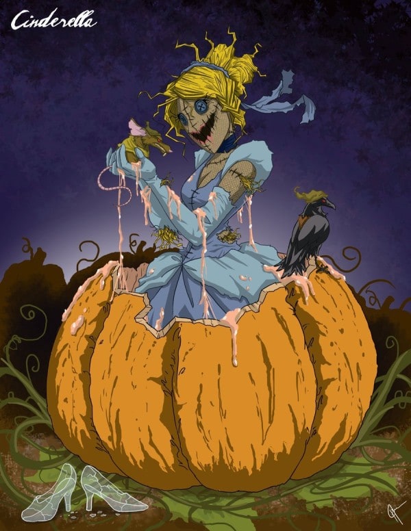 If Famous And Cute disney Princesses Were Twisted Badasses For Halloween