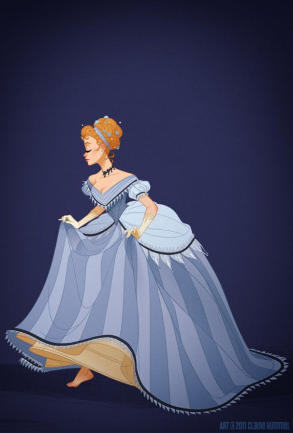 Interesting: If Disney Princess Dresses Were Historically Accurate