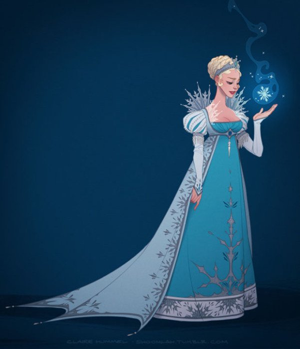 Interesting: If Disney Princess Dresses Were Historically Accurate