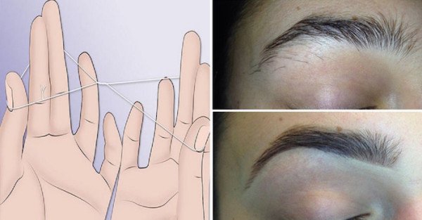 Ingenious Way How To Shape Your Eyebrows Like A Boss With Thread In 5 Minutes Or Less