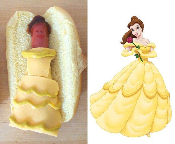 Here’s What Disney Princesses Looks Like If they Were Reimagined As Hot Dogs 